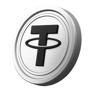 Moneta Tether USDT nell'area delle informazioni sull'account
