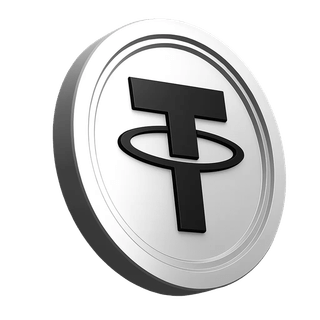 Visuale della coin Tether USDT nell'area informativa della piattaforma